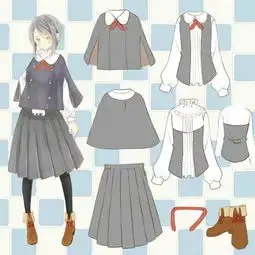 令人怦然心动的好看水手服连衣裙动漫少女
