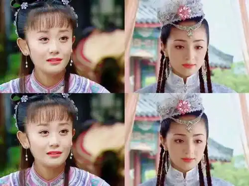 女演员海陆与麦迪娜14年后再同框,新还珠格格紫薇香妃再现童年经典
