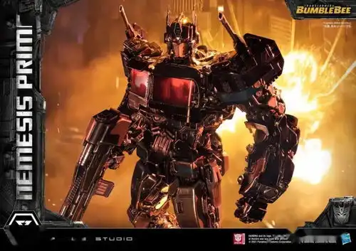 黑色就是帅p1s限定雕像变形金刚外传大黄蜂暗黑擎天柱