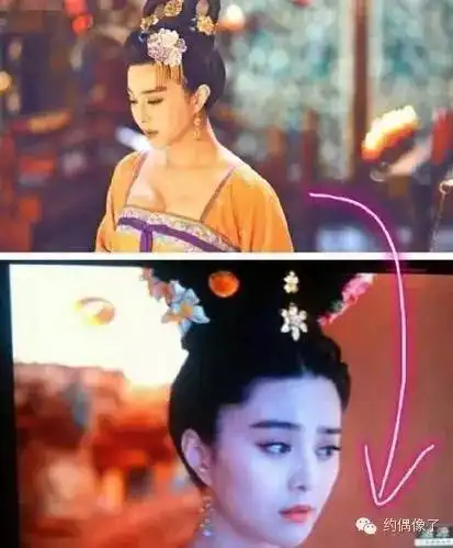 范冰冰武媚娘被剪的胸,都在杨贵妃补回来
