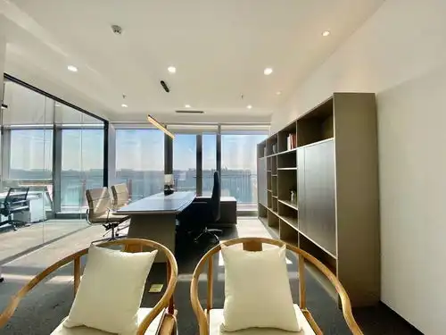 融科望京中心精装修带家具物业统一邻地铁出租办公楼租赁北京我爱我家