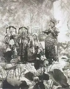 罕见慈禧太后时尚生活彩色照曝光颐和园赏雪