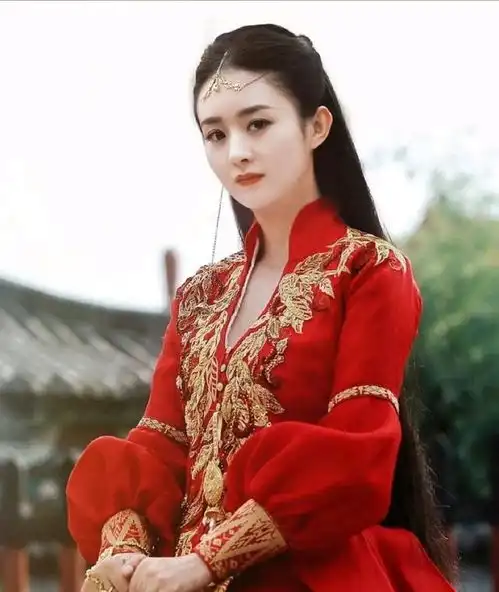 有翡赵丽颖红衣美赵丽颖9套古装红衣,知否优雅花千骨邪媚霸气
