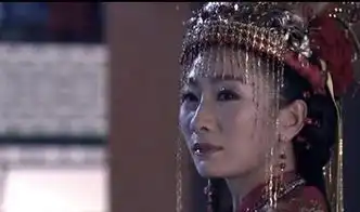 87版红楼梦探春远嫁,悲情别离,新版远嫁,这表情有点逗