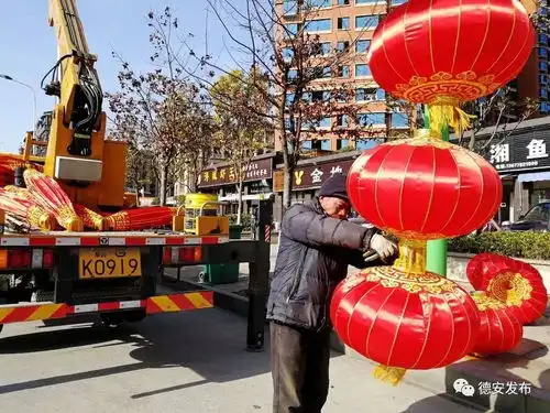 大红灯笼高高挂,带你感受德安浓郁的年味