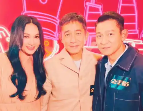 老搭档同框,温碧霞晒照与梁朝伟刘德华开心合照