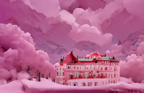 一幅艺术迷醉的时空往事从布达佩斯大饭店,体会复古的魅力
