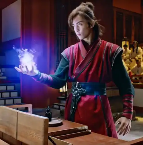 斗破苍穹小医仙喂自己的血给萧炎喝,剧组做的绿豆沙特效很漂亮