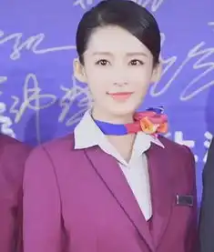 李沁中国机长空姐照曝光,端庄大方,网友空姐本人了
