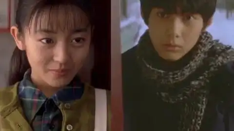 柏原崇在纯爱电影情书,1995年上映,影片中的的经典镜头,唯美瞬间哔哩哔哩bilibili
