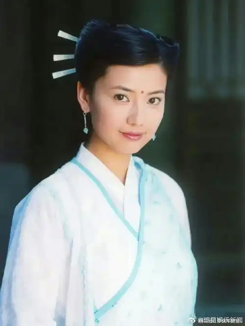 高圆圆在倚天屠龙记中饰演的周芷若最开始的定妆照居然是这样的
