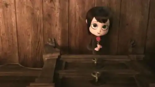 精灵旅社1德古拉教宝贝女儿学飞翔,超级可爱
