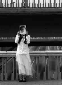 6月29日下午,正阳门下记忆前门老北京历史影像展开幕