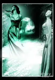 不走kappa女路线蓝色妖姬代言人丁婷写真
