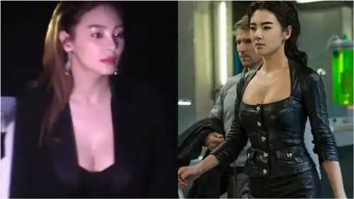 张雨绮重现美人鱼造型,穿低胸装身材火辣,气场不输当年
