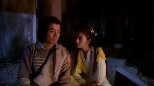 射雕英雄传郭靖从小丧父,蓉儿听到也心疼以后一定不会让你受委屈的,超甜
