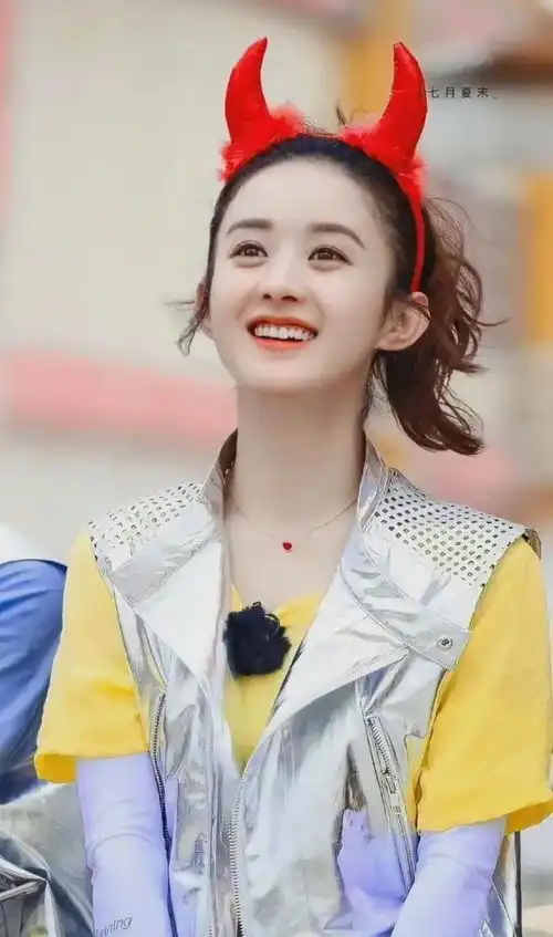 赵丽颖那些可爱到极致的图片,果然可可爱爱才最适合她