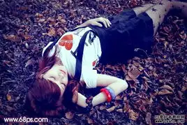 ps调色教程给美女照片调出经典的蓝红色调13