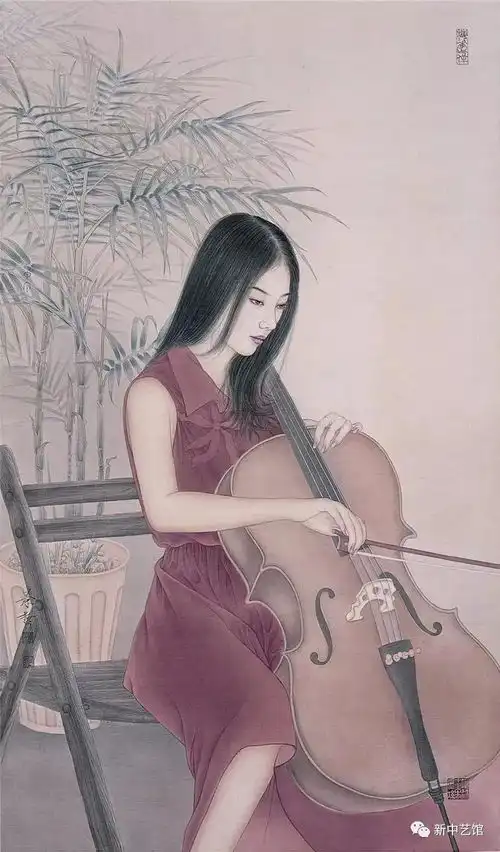 崔景哲当古典美遇上工笔画,春风拂面惊艳四方