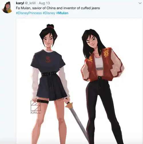 迪士尼要毁了花木兰先问问国外的亲妈粉们答应不答应
