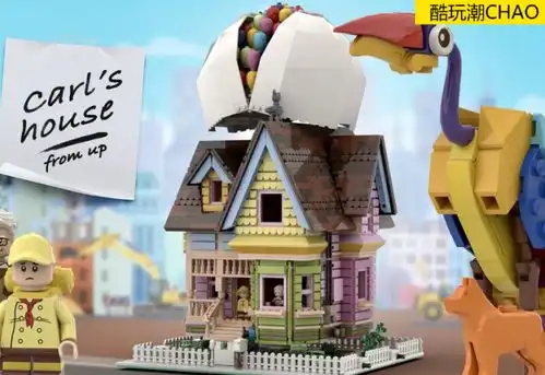 乐高ideas作品飞屋环游记卡尔的屋子获得10000票支持
