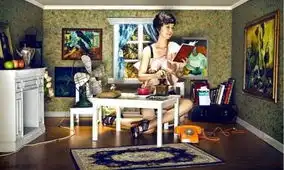 海青最新梦幻家居照小人国蜗居童话