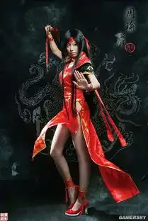 女版吕布男版貂蝉颠倒的精美三国cos
