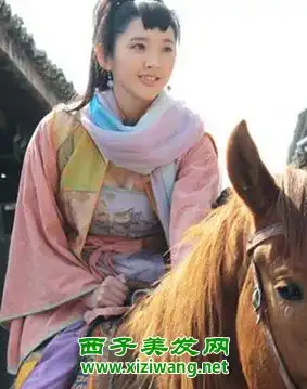 隋唐演义单盈盈发型图片