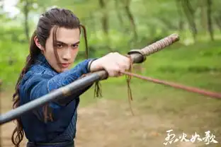 中二少女迪丽热巴新剧烈火如歌炽烈版角色海报
