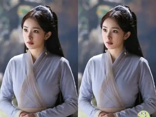 杨幂白衣骑马剧照流出,却意外撞脸倚天屠龙记,谁还记得张敏回眸一笑