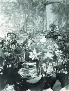 慈禧太后时尚生活罕见彩色照颐和园赏雪坐奔驰用香水扮观音