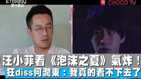 汪小菲围观泡沫之夏中大s和黄晓明吻戏我就笑笑不说话