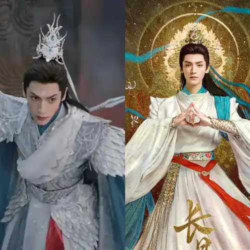 罗云熙长月烬明十二神被指照骗,剧中现原形张芷溪颜值依旧在线
