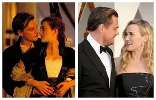 22年后泰坦尼克号演员变化小李子成老腊肉,露丝还是那么美
