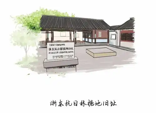 一起去打卡余姚市红色地名手绘地图亮相啦
