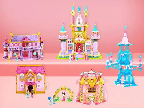 将仙境搬到现实,圆万千少女公主梦古迪积木叶罗丽
