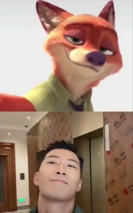 窦骁何超莲模仿疯狂动物城,一抱锁喉,两人互动十分默契
