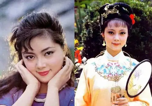87版红楼梦女演员当年剧组对比照,林黛玉的剧照,每一张都是经典