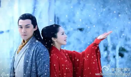 组图神雕曝董璇严屹宽剧照演绎动人爱情
