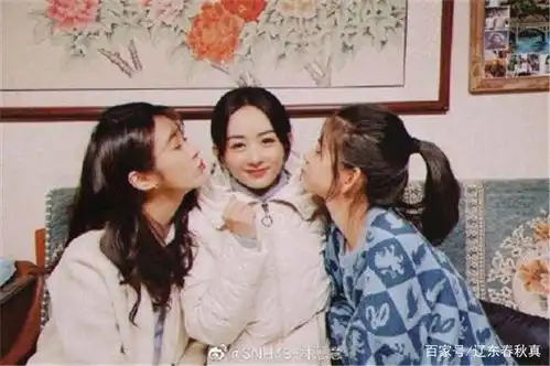 赵丽颖新剧杀青,和张可盈林思意一起合影,美女同框好养眼
