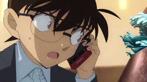 名侦探柯南黑铁的鱼影发预告,明年4月14日在日本上映
