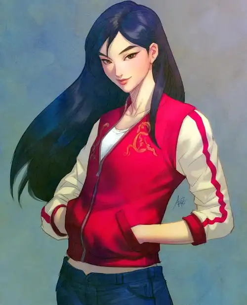 花木兰如果长这样就帅的有点犯规了吧流量