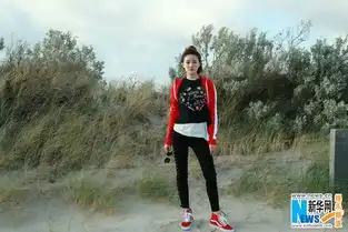 徐璐澳洲拍摄镜头前耍帅演绎公路风酷girl组图