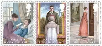 英国发行傲慢与偏见出版200周年纪念邮票

