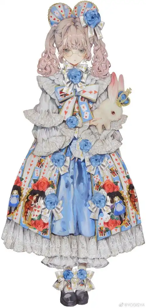 复古华丽大裙子,每个女孩子心里都住着一个洛丽塔,都值得被温柔对待
