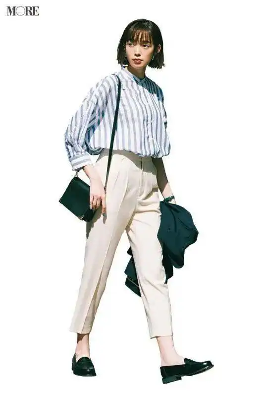 衬衫西裤学会这几种穿法,打造出不同的魅力,时髦又显气质