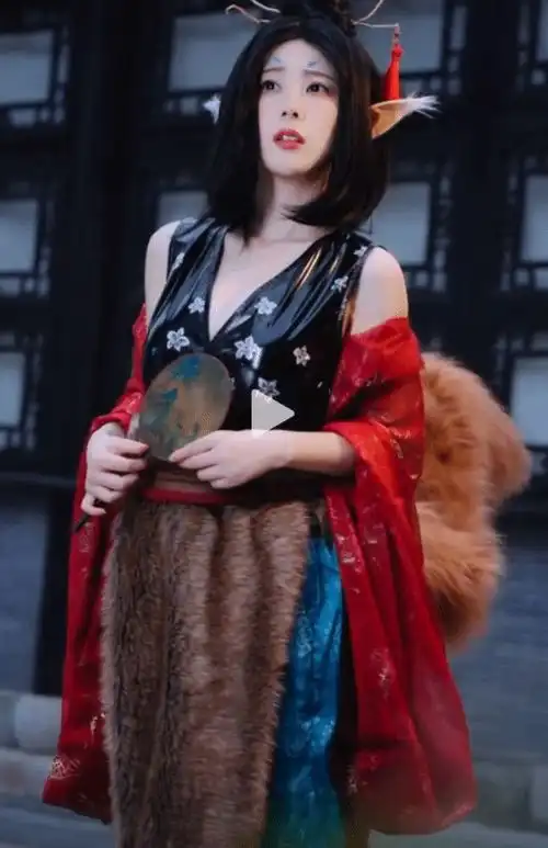 黑神话萍萍演员再晒cos国庆皮肤限时返场