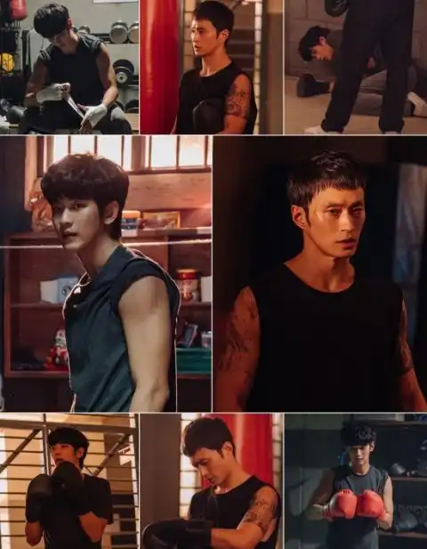 某一天本周将完结金秀贤接受监狱老大特训的剧照公开最后一集不要哭了,用力反击吧