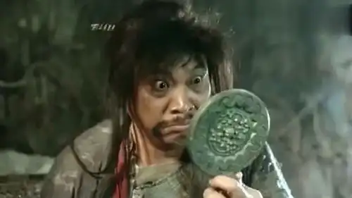 电影大话西游吴孟达拿照妖镜一照自己,那一声惊叫,太经典了