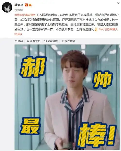 平凡的荣耀大结局赵又廷白敬亭魏大勋发文告别